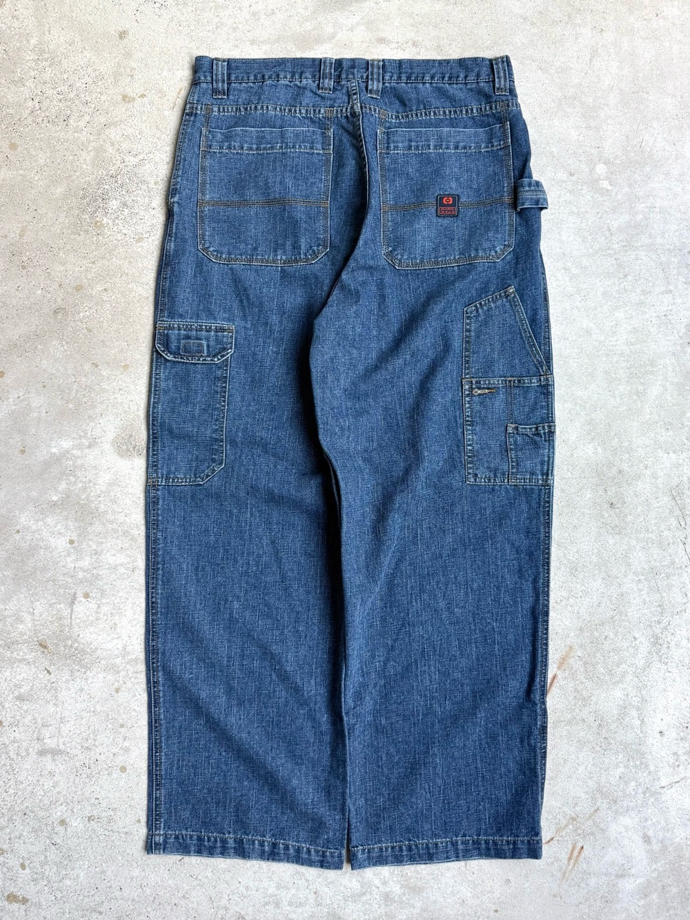 Y2K OTB Baggy Loose Grunge Carpenter Vintage Skate Jeans 36x29